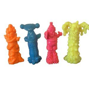 Vintage Wendy’s Kids Meal Toys - Neon Weird Writers 1993 Lot